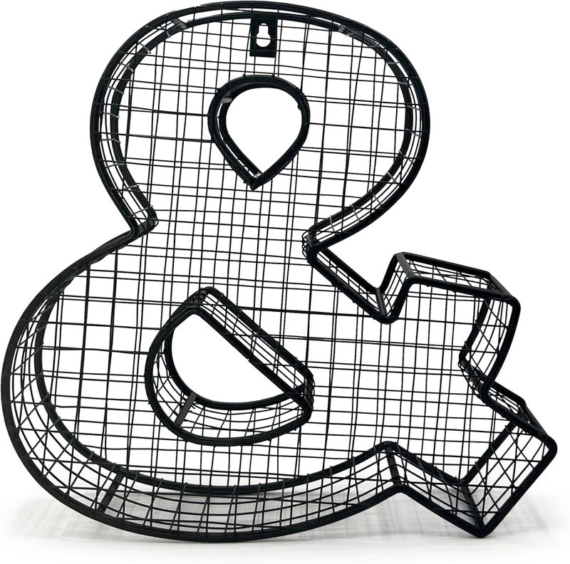Oeno Wine Cork Holder Metal Display Collector Full Alphabet Display Letters & More (&) - Image 2